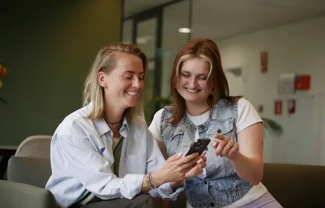 Het leerplatform van PlusPort is responsief en dus ook goed te bekijken op desktop, tablet en mobiel.