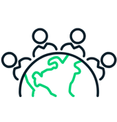 Icoon voor mensen met een migratieachtergrond.