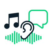 Icoon voor auditieve leerstijl.